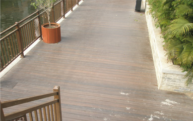 Co-extrusion Decking by the River